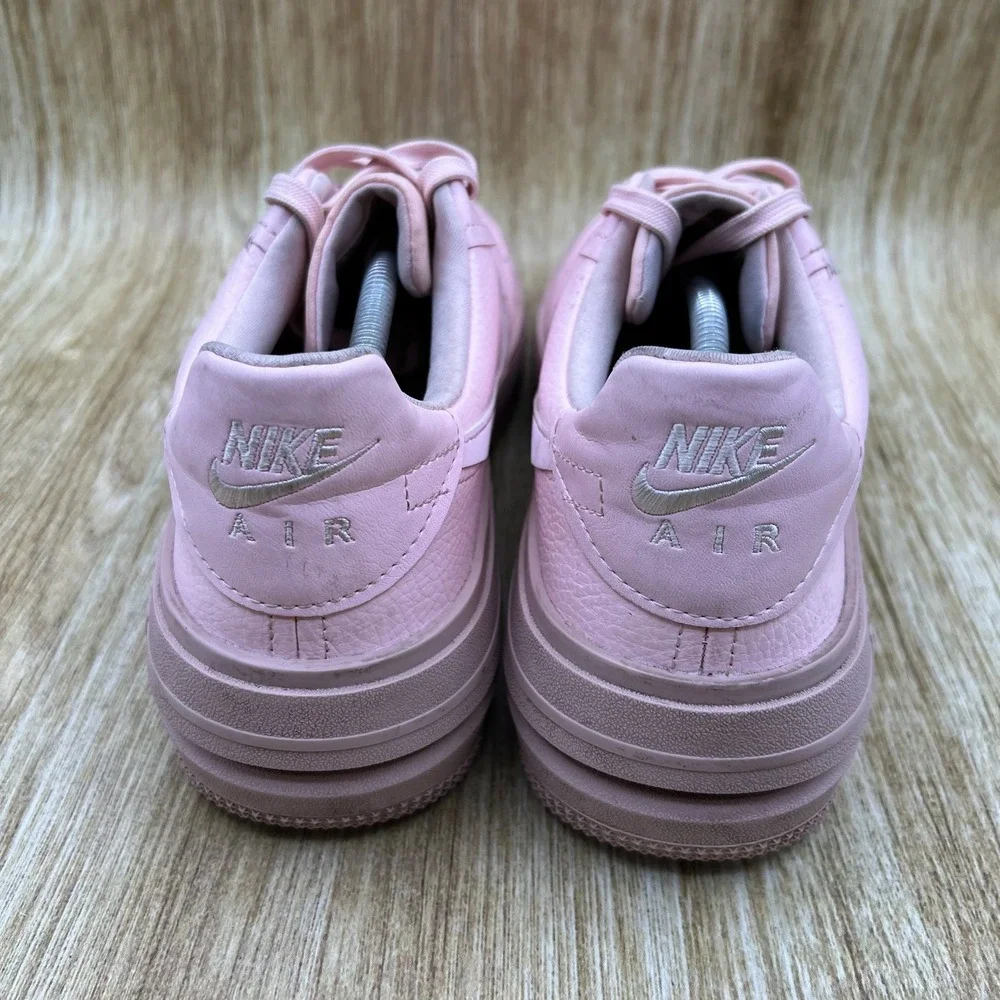 Nike Air Force 1 PLT.AF.ORM Women's Size 9.5 Pink Leather Shoes DJ9946-600